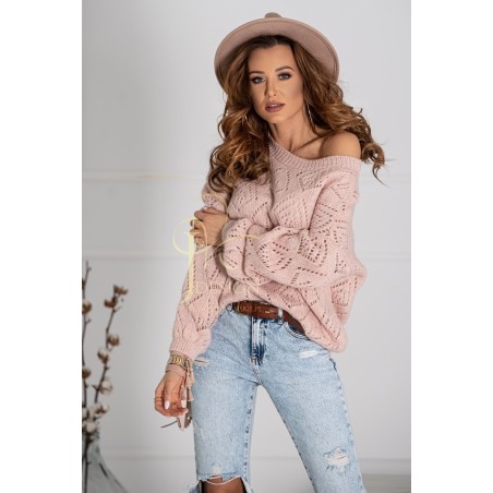 SWETER KRÓTKI OVERSIZE MAYA J&K Swetry Damskie