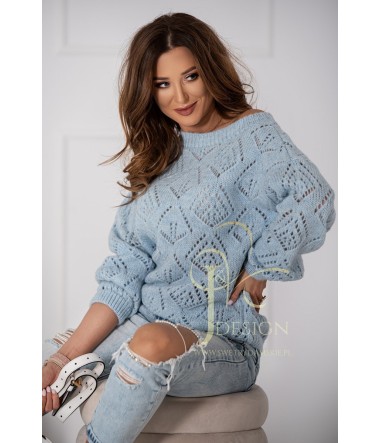 SWETER KRÓTKI OVERSIZE MAYA J&K Swetry Damskie