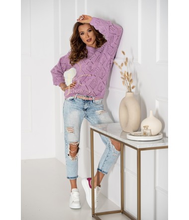 SWETER KRÓTKI OVERSIZE MAYA J&K Swetry Damskie