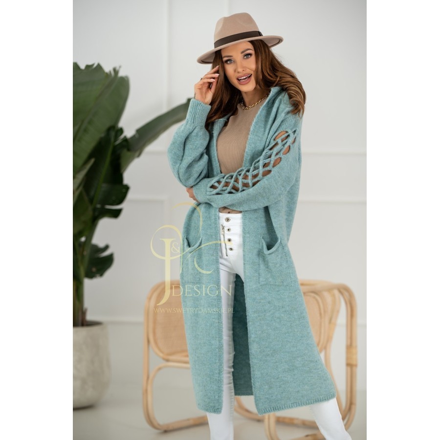 SWETER KARDIGAN OVERSIZE ALEXIS II J&K Swetry Damskie SWETER KARDIGAN OVERSIZE ALEXIS II J&K Swetry Damskie