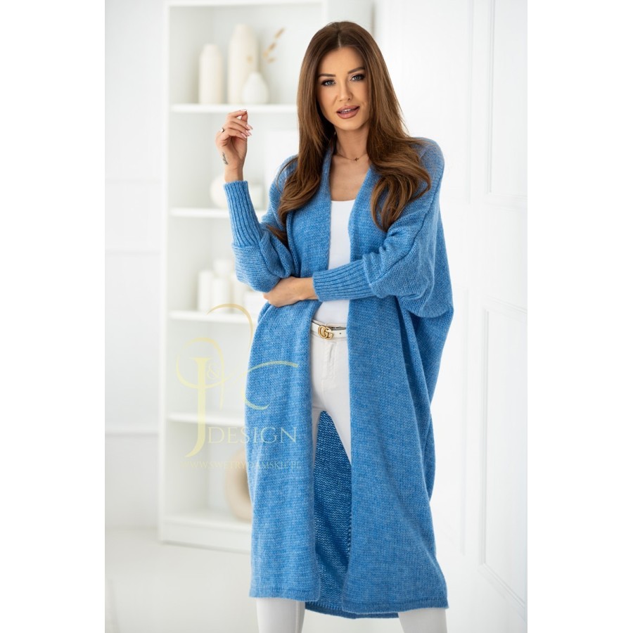 SWETER KARDIGAN OVERSIZE LEA II J&K Swetry Damskie SWETER KARDIGAN OVERSIZE LEA II J&K Swetry Damskie