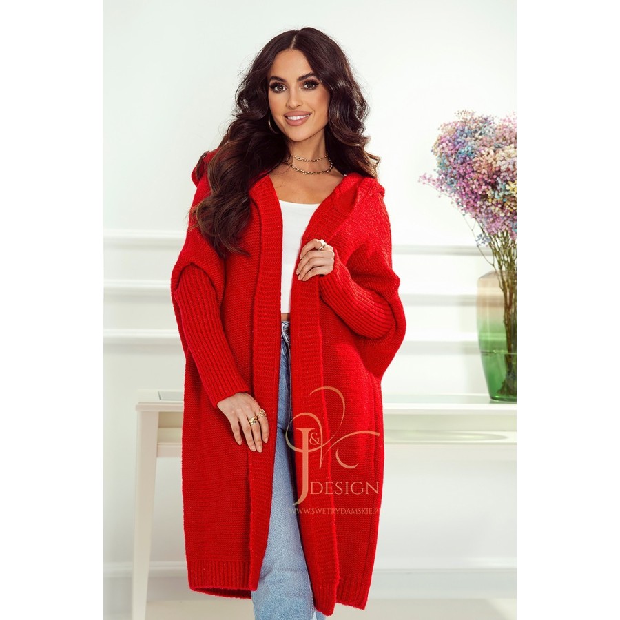 SWETER ROZPINANY KARDIGAN BETI II J&K Swetry Damskie