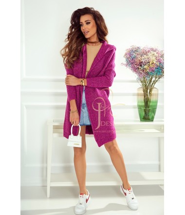 SWETER ROZPINANY KARDIGAN BETI II J&K Swetry Damskie