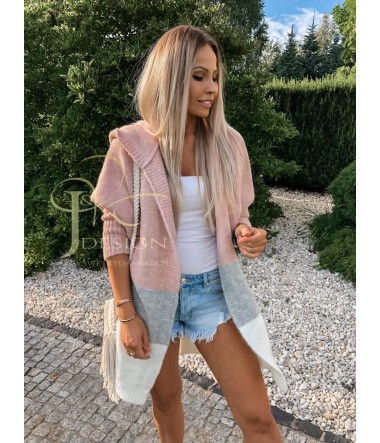 SWETER KARDIGAN PASKI LINDA J&K SWETRY DAMSKIE