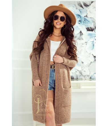 SWETER KARDIGAN Z KIESZENIAMI WIKI  J&K Swetry Damskie