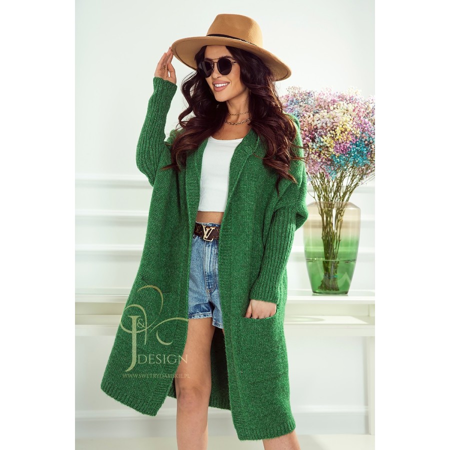 SWETER KARDIGAN Z KIESZENIAMI WIKI  J&K Swetry Damskie