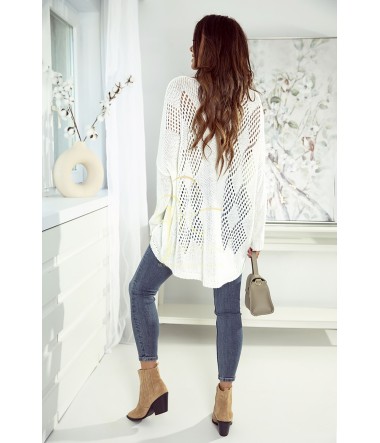 SWETER W SEREK OVERSIZE DAISY J&K Swetry Damskie