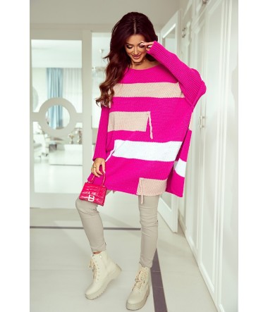 Sweter ponczo Zara J&K Swetry Damskie