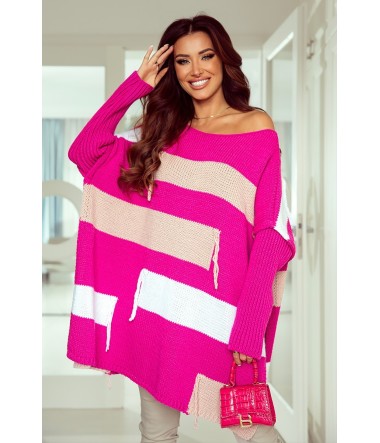 Sweter ponczo Zara J&K Swetry Damskie