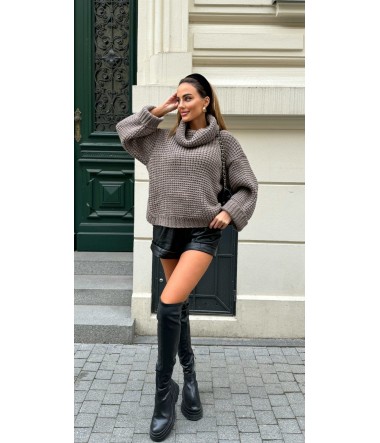 SWETER GOLF OVERSIZE PONCZO VERA