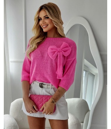 Sweterek z kokardą Bonna