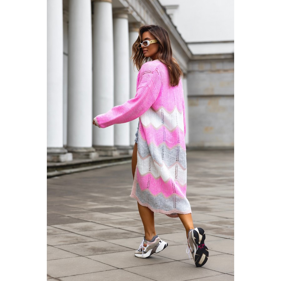 Kolorowy kardigan Hera