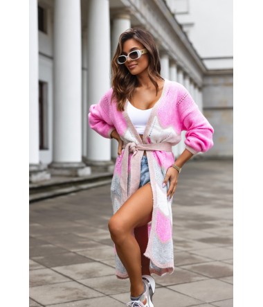 Kolorowy kardigan Hera