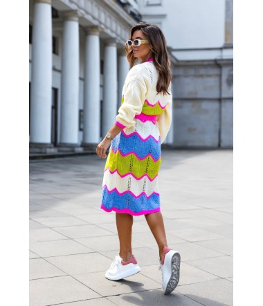 Kolorowy kardigan Hera