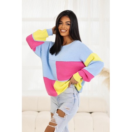 Kolorowy sweter Zena