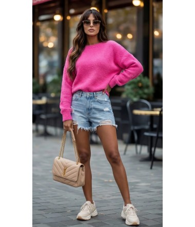 Krótki sweter elegancki damski Blow