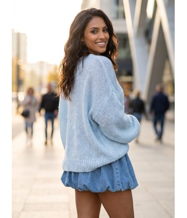 Luźny sweter oversize damski Bunny