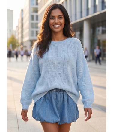 Luźny sweter oversize damski Bunny