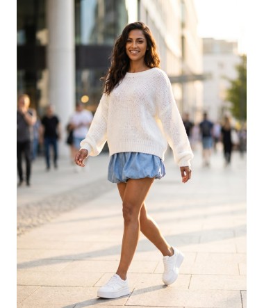 Luźny sweter oversize damski Bunny
