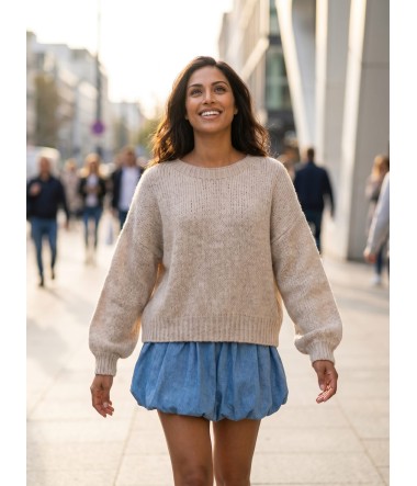 Luźny sweter oversize damski Bunny