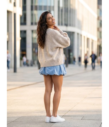 Luźny sweter oversize damski Bunny