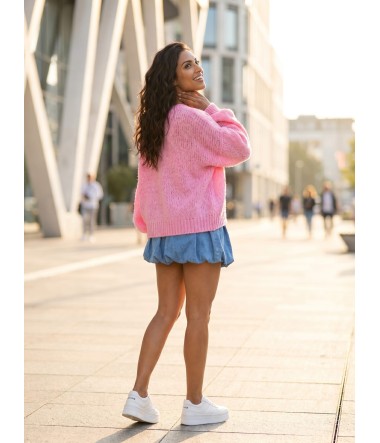 Luźny sweter oversize damski Bunny