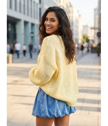 Luźny sweter oversize damski Bunny