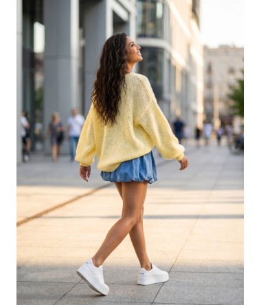 Luźny sweter oversize damski Bunny