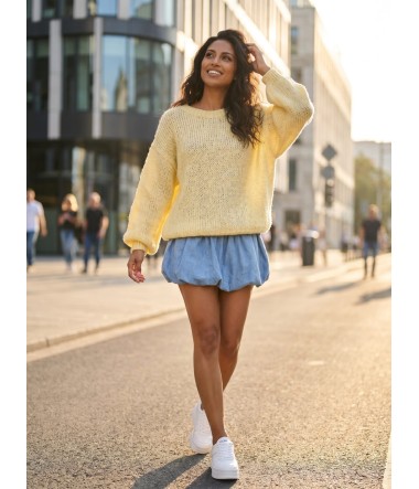Luźny sweter oversize damski Bunny