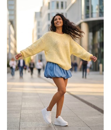 Luźny sweter oversize damski Bunny