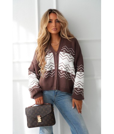 Sweter z ozdobnym wzorem Klara